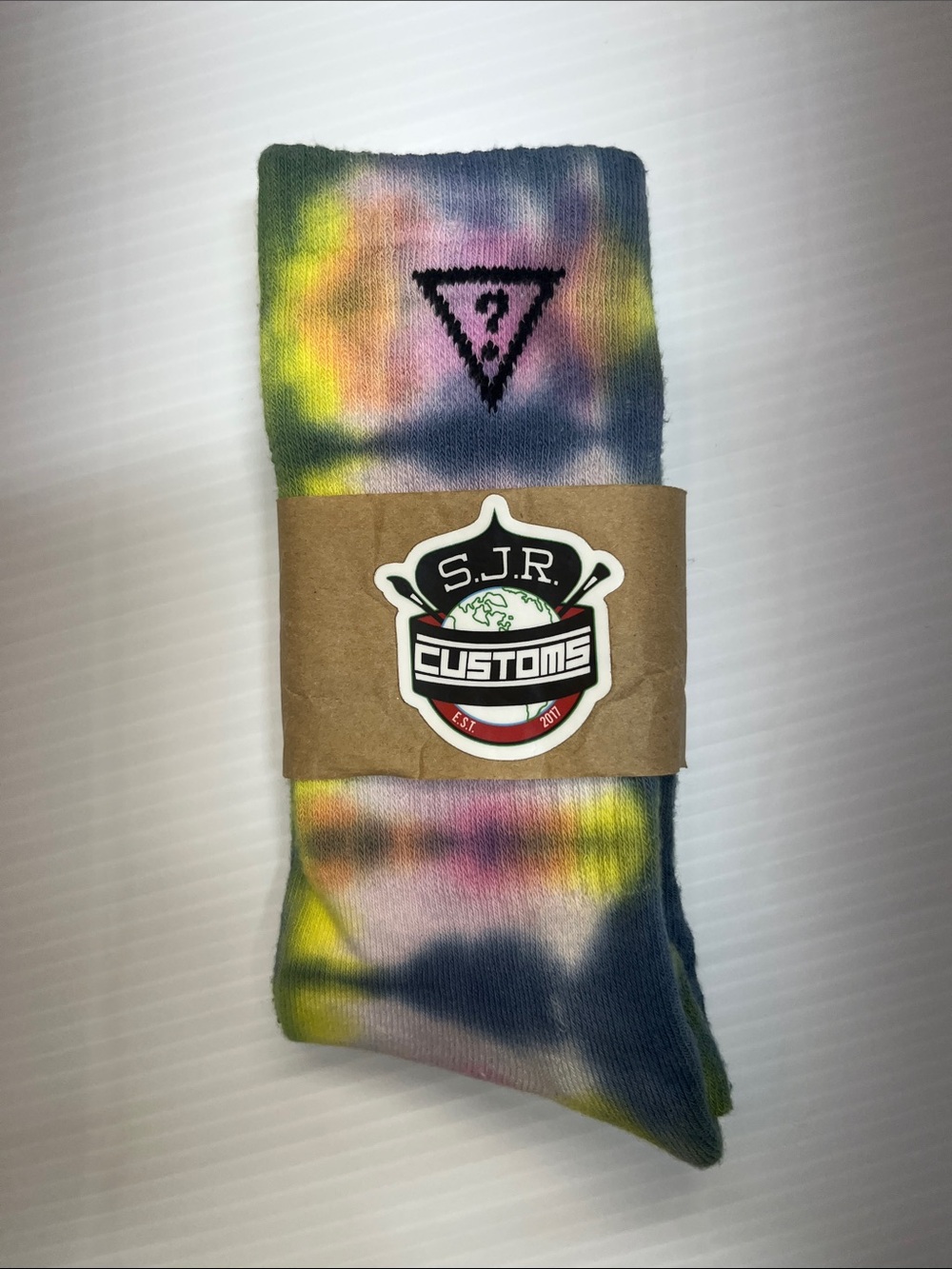 Tie-Dye Guess Crew Socks - Multicolor